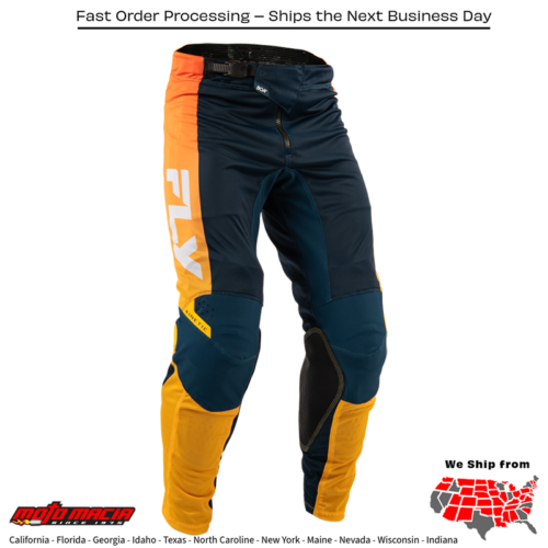 El título completo sería: "Kinetic Mesh Pants Navy/Orange Sz"