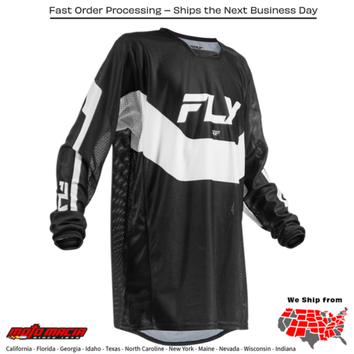 Yth Kinetic Mesh Jersey Black/White