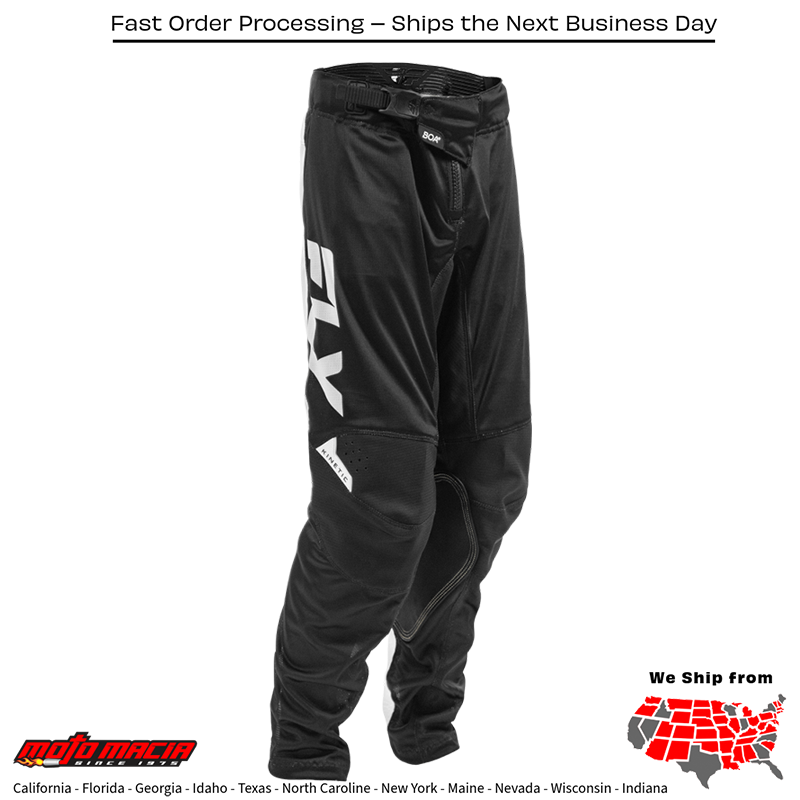 Youth Kinetic Mesh Pants Black/White Sz