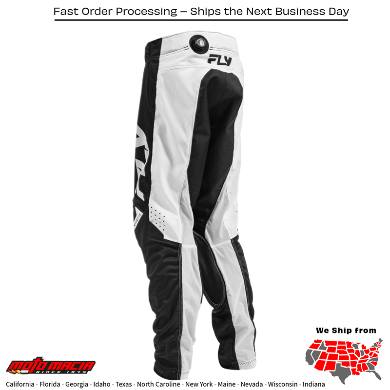 Youth Kinetic Mesh Pants Black/White Sz - Image 2