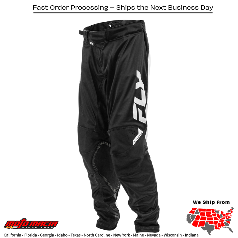 Youth Kinetic Mesh Pants Black/White Sz - Image 3