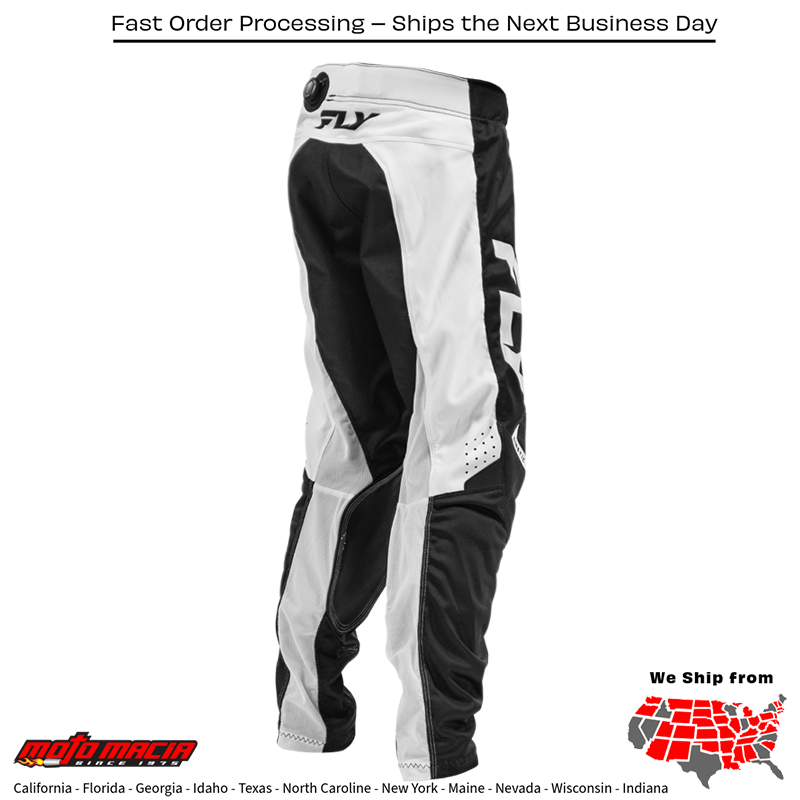 Youth Kinetic Mesh Pants Black/White Sz - Image 4