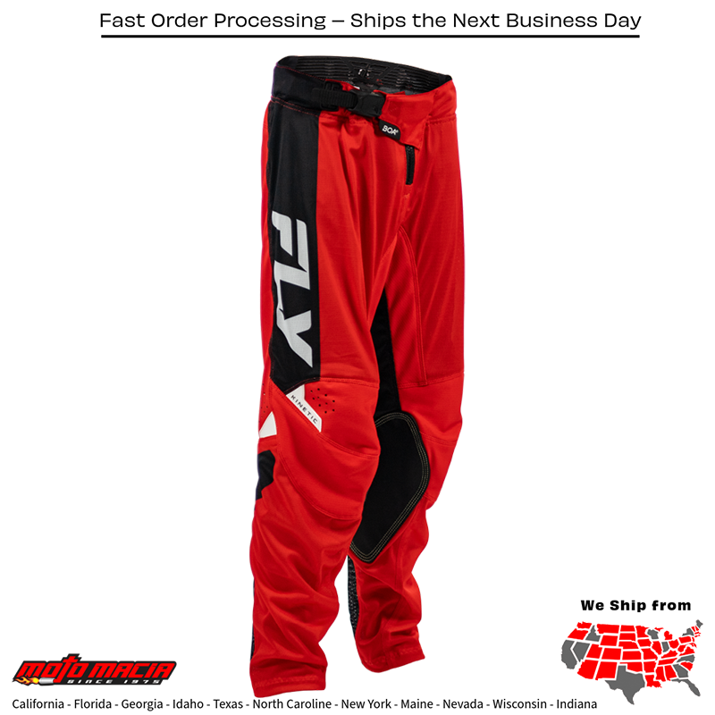 Youth Kinetic Mesh Pants Red/Black/White Size