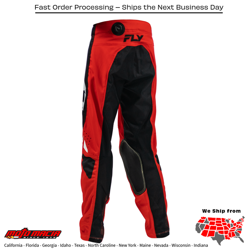 Youth Kinetic Mesh Pants Red/Black/White Size - Image 2