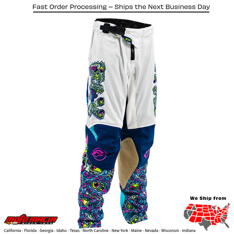 Yth Kinetic Mutant Mesh Pants White/Blue/Multi Sz