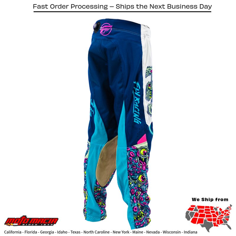 Yth Kinetic Mutant Mesh Pants White/Blue/Multi Sz - Image 4