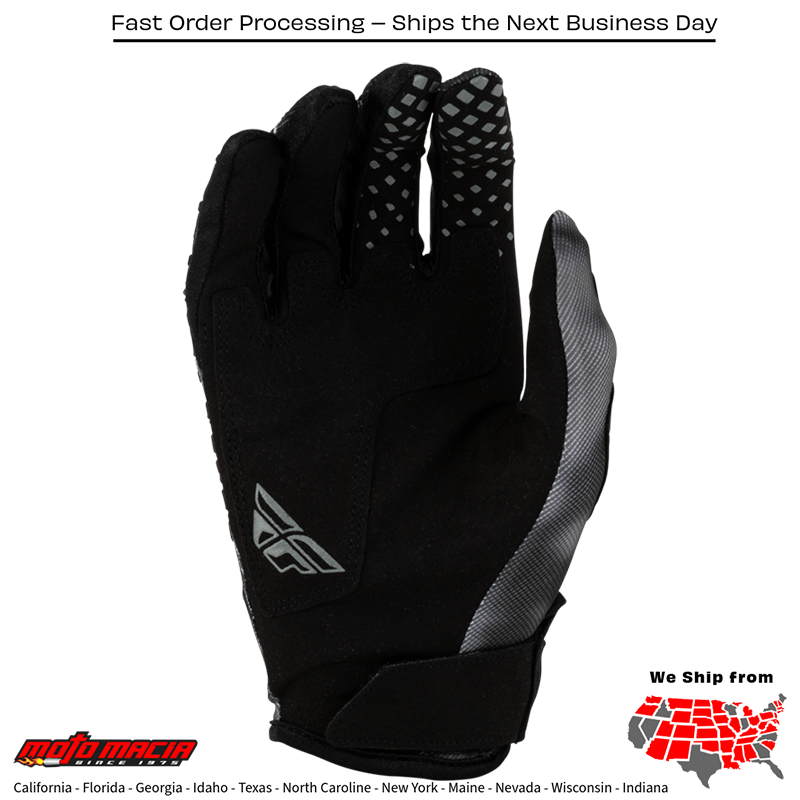 Kinetic Blur Gloves Black/Grey - Image 2