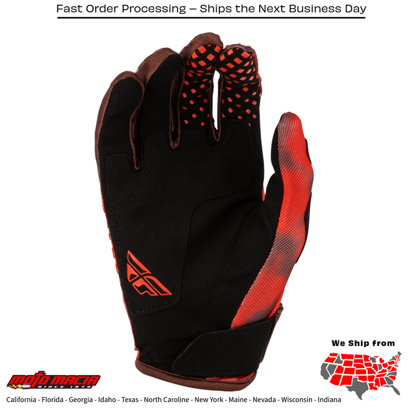 El título completo sería: "Kinetic Blur Gloves Red/Maroon" - Image 2