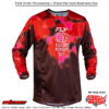 El título completo sería: "Kinetic Blur Jersey Red/Maroon"