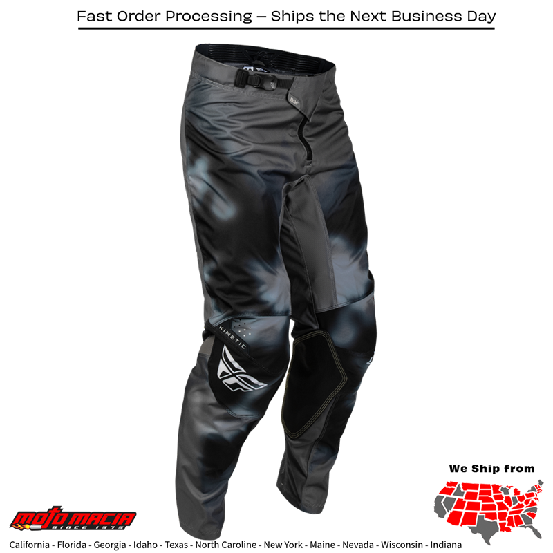 El título completo sería: "Kinetic Blur Pants Black/Grey Sz"