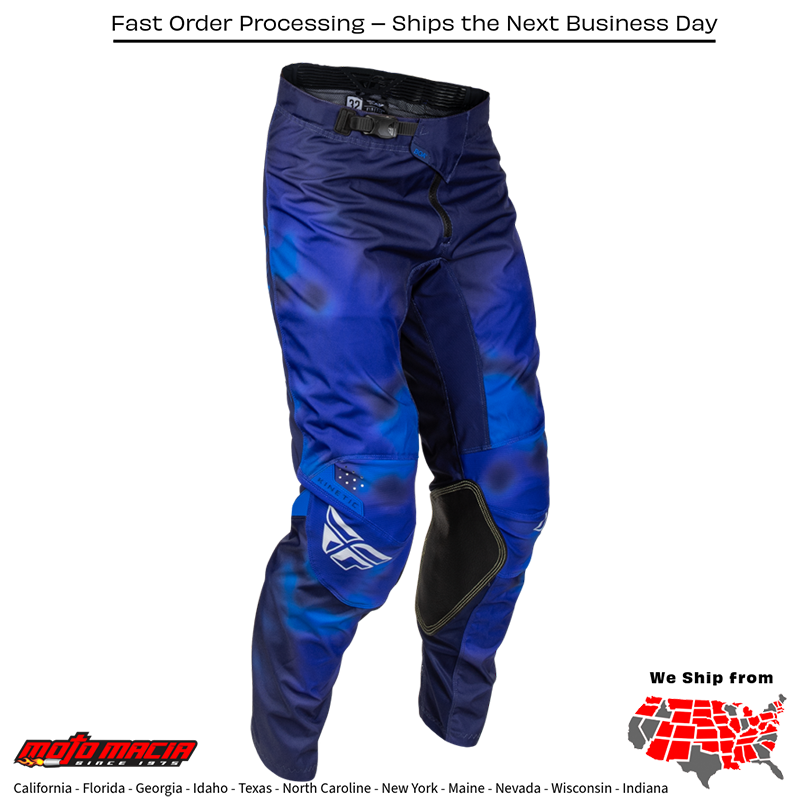 El título completo sería: "Kinetic Blur Pants Blue/Navy Sz"