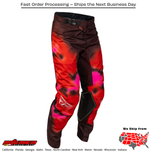 El título completo sería: "Kinetic Blur Pants Red/Maroon Sz"