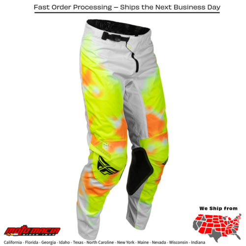 El título completo sería: "Kinetic Blur Pants White/Hi-Vis/Orange Sz"
