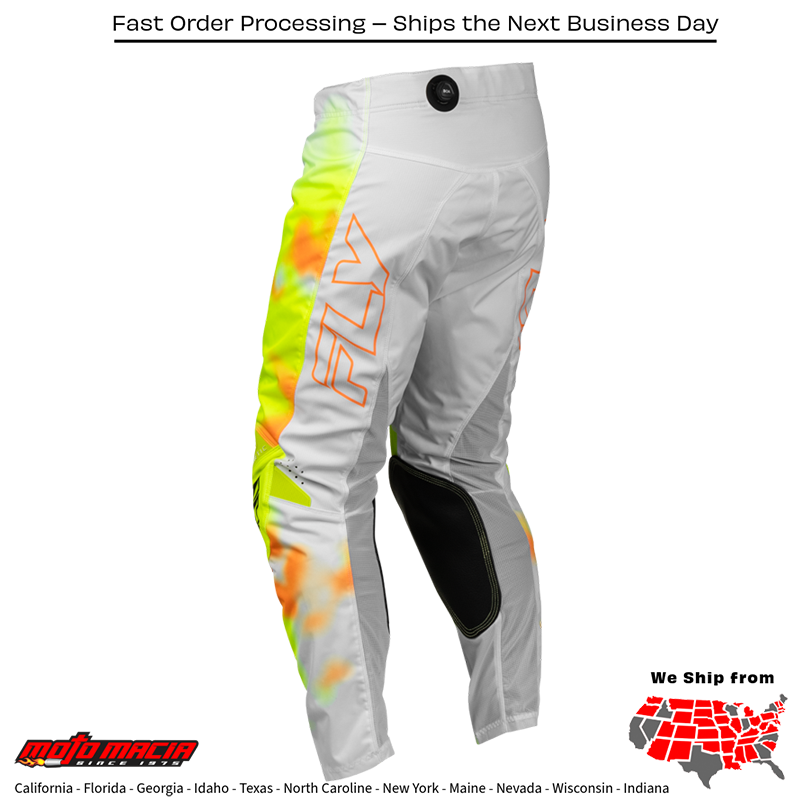 El título completo sería: "Kinetic Blur Pants White/Hi-Vis/Orange Sz" - Image 2