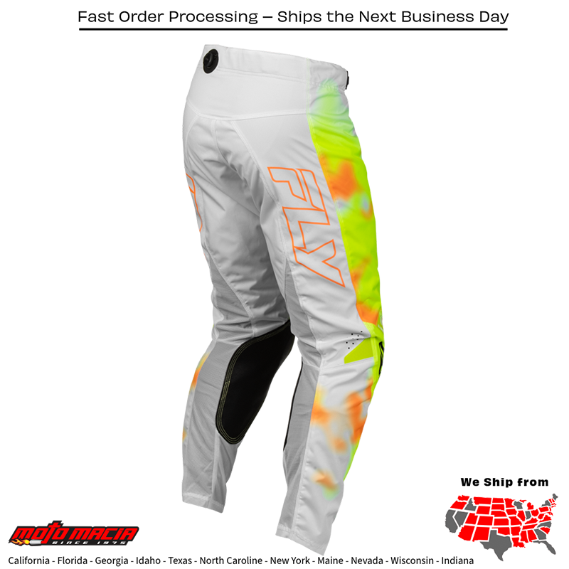 El título completo sería: "Kinetic Blur Pants White/Hi-Vis/Orange Sz" - Image 3