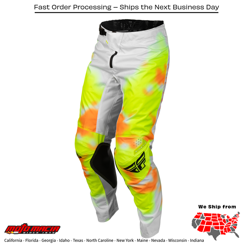 El título completo sería: "Kinetic Blur Pants White/Hi-Vis/Orange Sz" - Image 4