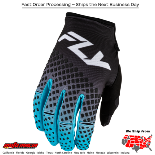 El título completo sería: "Kinetic Fade Gloves Black/Blue/White"