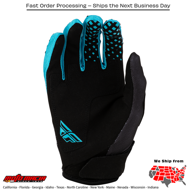 El título completo sería: "Kinetic Fade Gloves Black/Blue/White" - Image 2