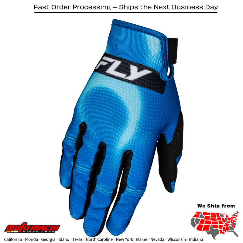 Youth Kinetic Torch Gloves Light Blue/Blue