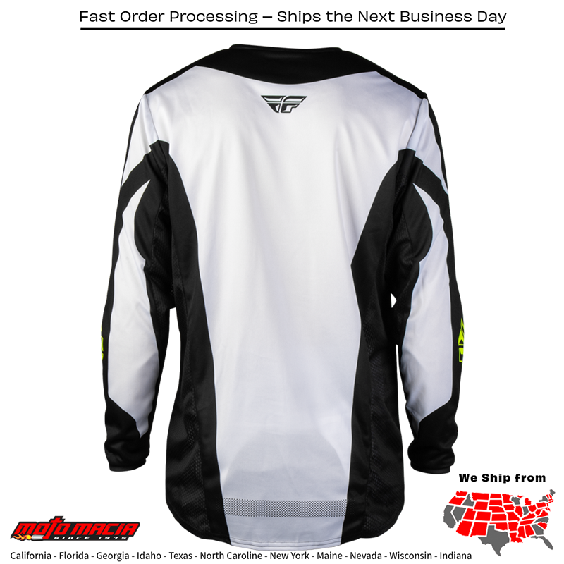 El título completo sería: "Kinetic Fade Jersey White/Black/Hi-Vis" - Image 2
