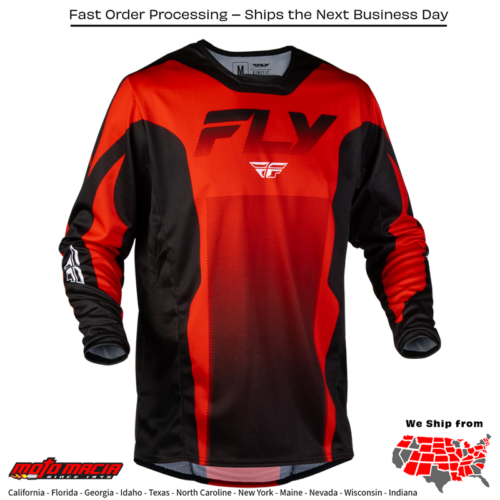 El título completo sería: "Kinetic Fade Jersey Red/Black/White"