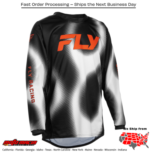 Youth Kinetic Torch Jersey Black/White/Orange