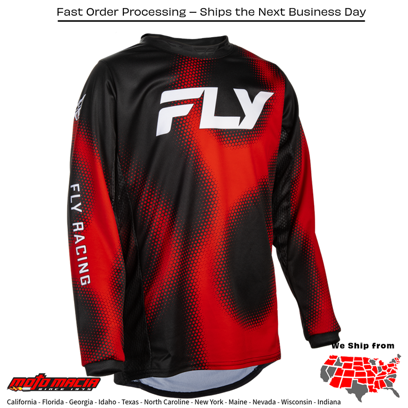 Youth Kinetic Torch Jersey Black/Red/White