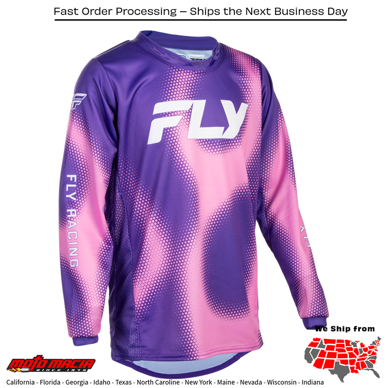 Youth Kinetic Torch Jersey Purple/Pink