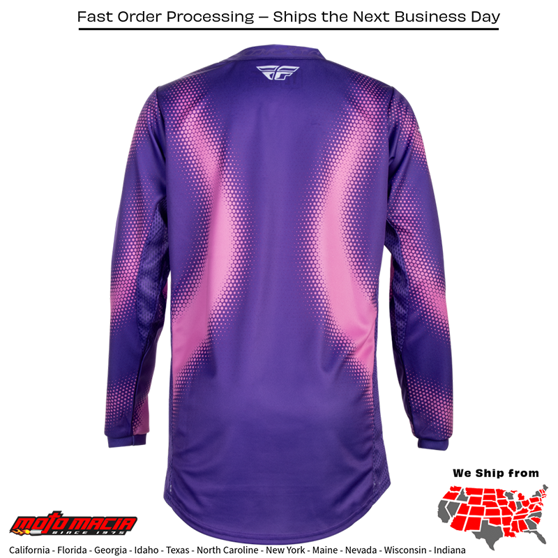 Youth Kinetic Torch Jersey Purple/Pink - Image 2