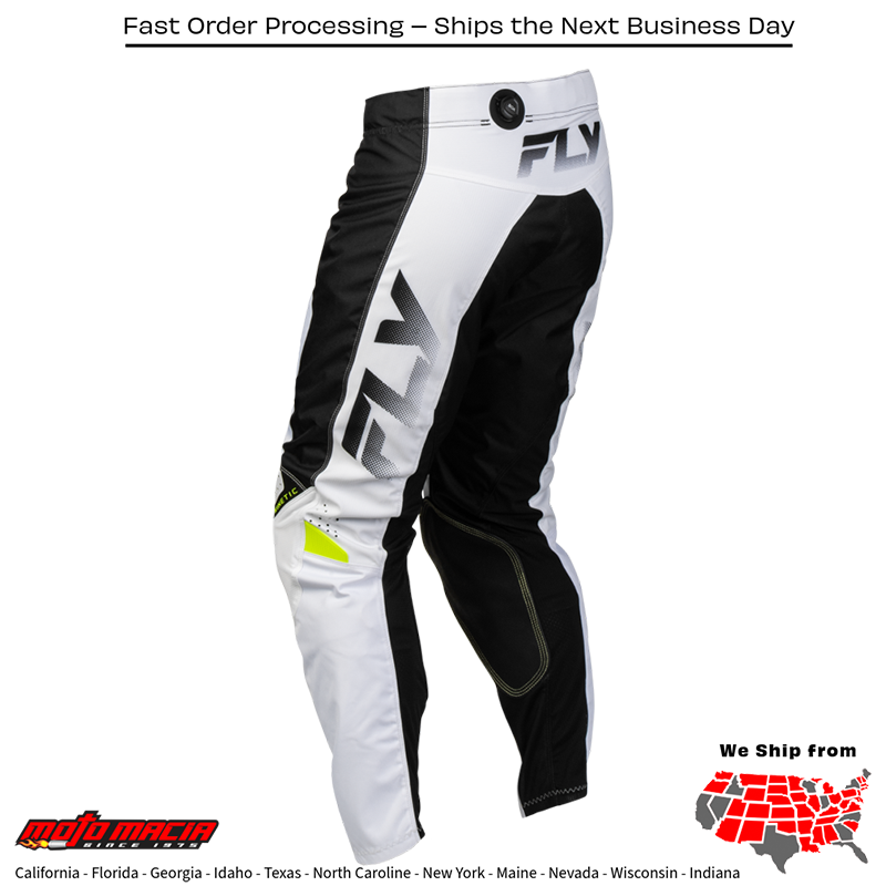 El título completo sería: "Kinetic Fade Pants White/Black/Hi-Vis Sz" - Image 2