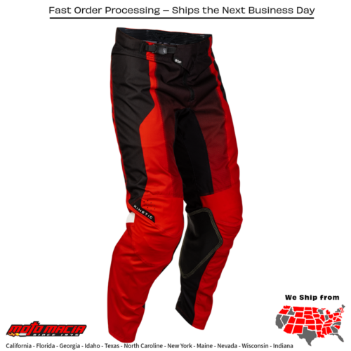 El título completo sería: "Kinetic Fade Pants Red/Black/White Sz"