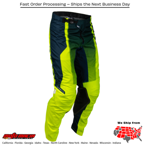 El título completo sería: "Kinetic Fade Pants Hi-Vis/Navy/White Sz"
