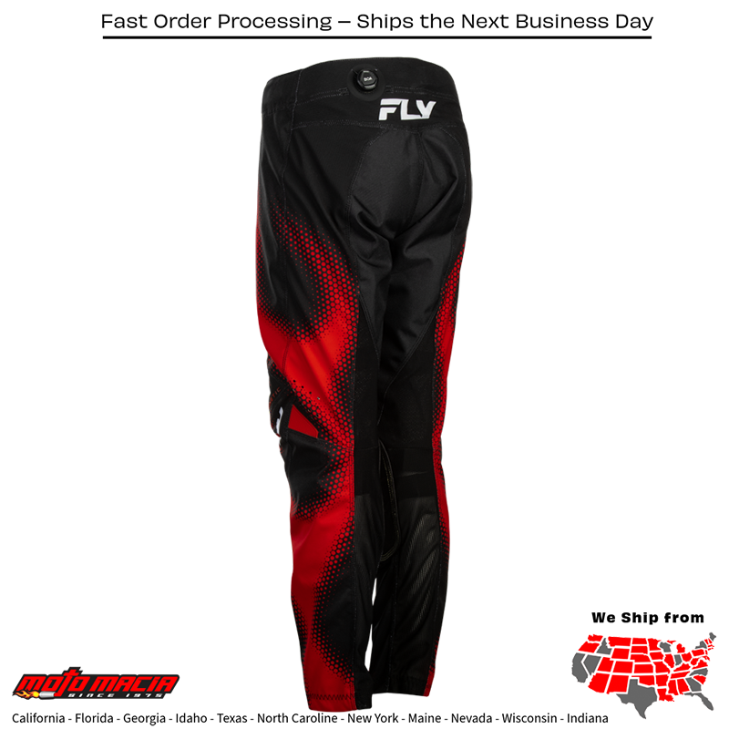 Youth Kinetic Torch Pants Black/Red/White Size - Image 2