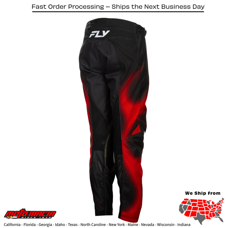 Youth Kinetic Torch Pants Black/Red/White Size - Image 3