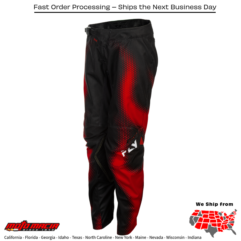 Youth Kinetic Torch Pants Black/Red/White Size - Image 4