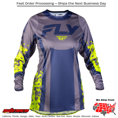 El título completo sería: "Women's Lite Flake Jersey Lavendar/Blue/Yellow"