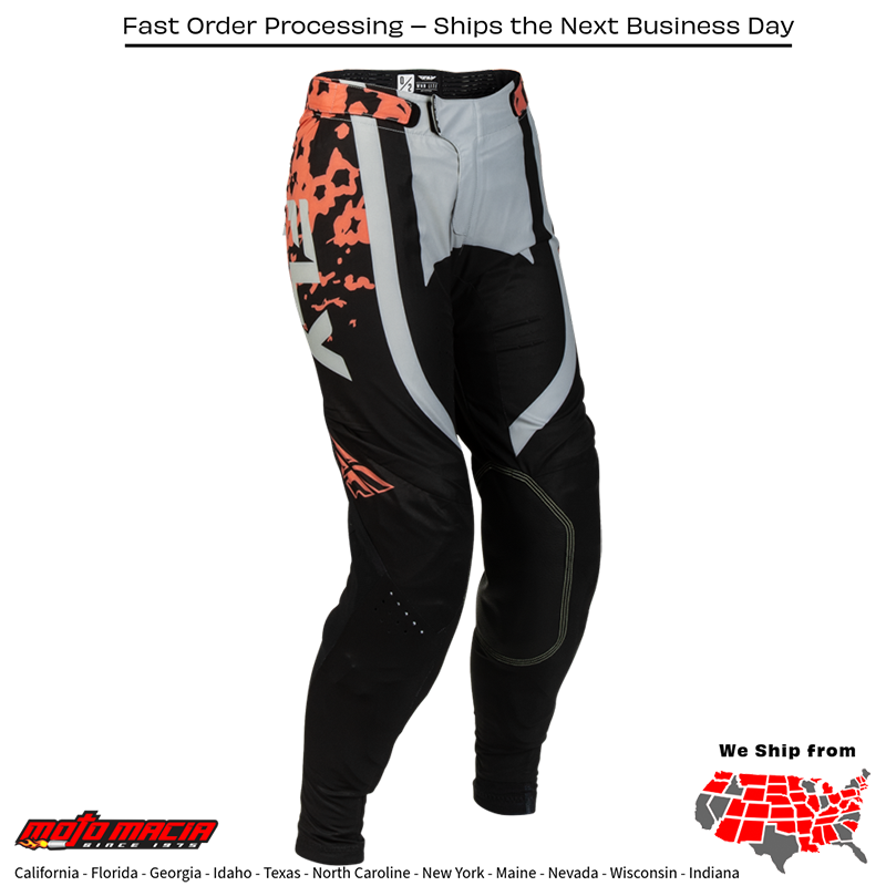 Women's Lite Flake Pants Blk/Light Grey/Coral Sz