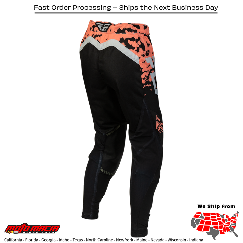 Women's Lite Flake Pants Blk/Light Grey/Coral Sz - Image 3