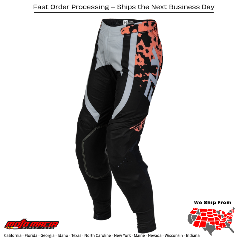 Women's Lite Flake Pants Blk/Light Grey/Coral Sz - Image 4