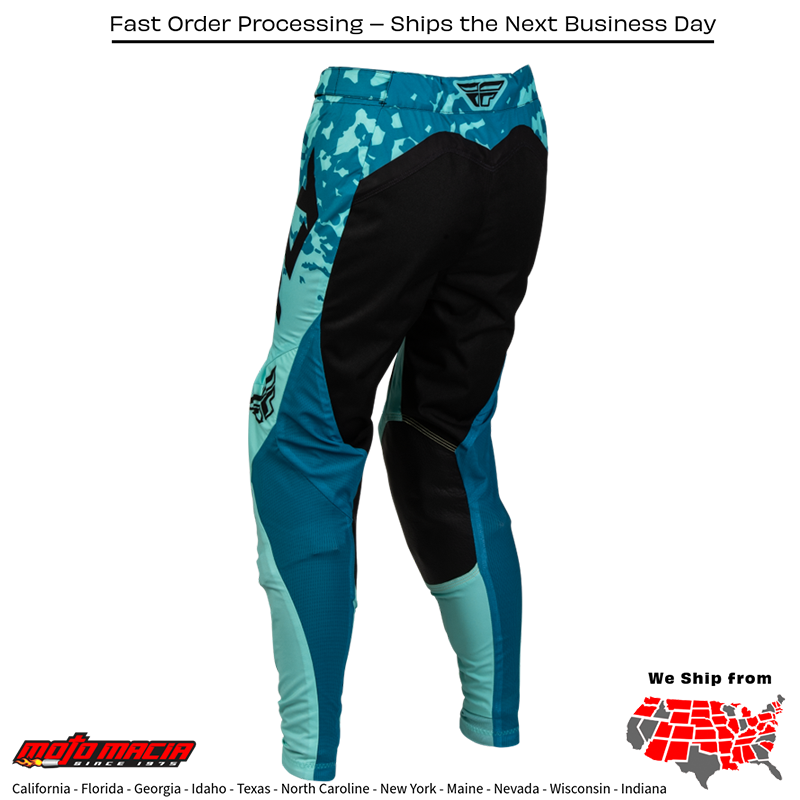 Women's Lite Flake Pants Aqua/Teal/Black Sz - Image 2