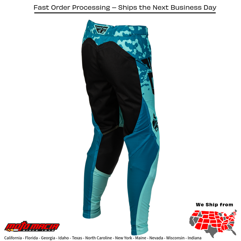 Women's Lite Flake Pants Aqua/Teal/Black Sz - Image 3