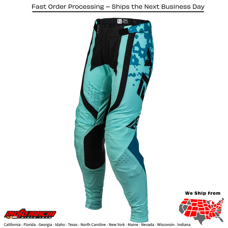 Women's Lite Flake Pants Aqua/Teal/Black Sz - Image 4