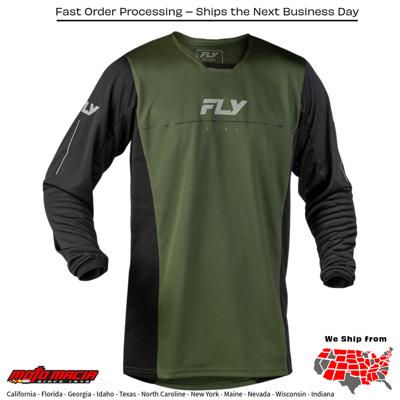 Patrol Jersey Forest Green/Black
