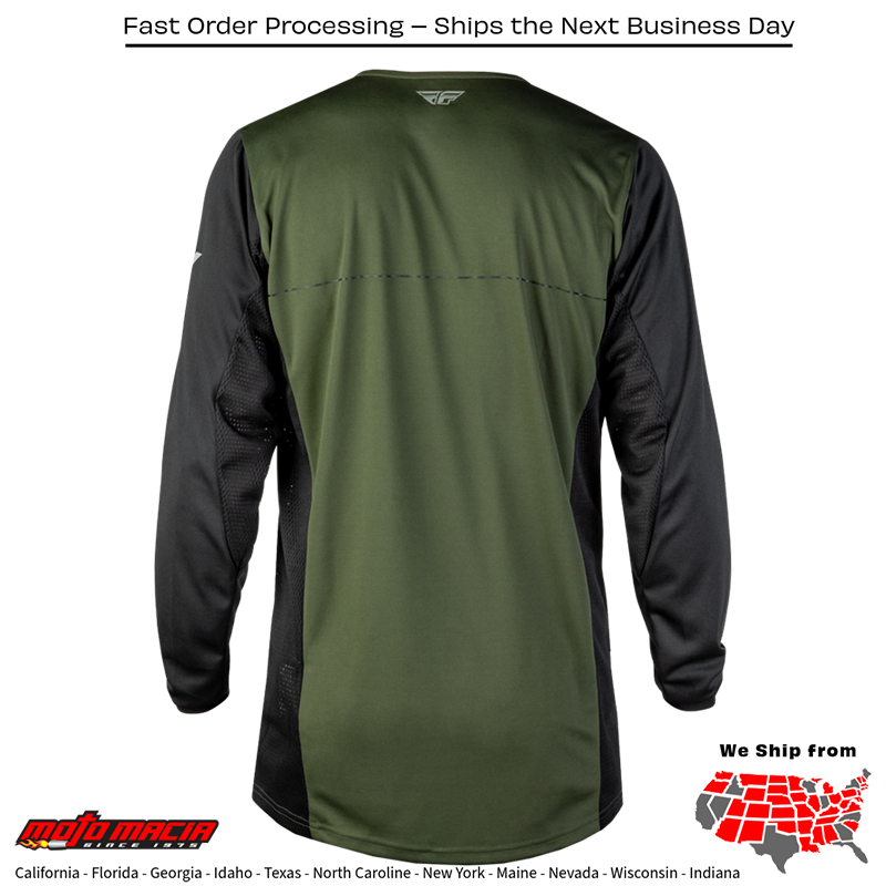 Patrol Jersey Forest Green/Black - Image 2
