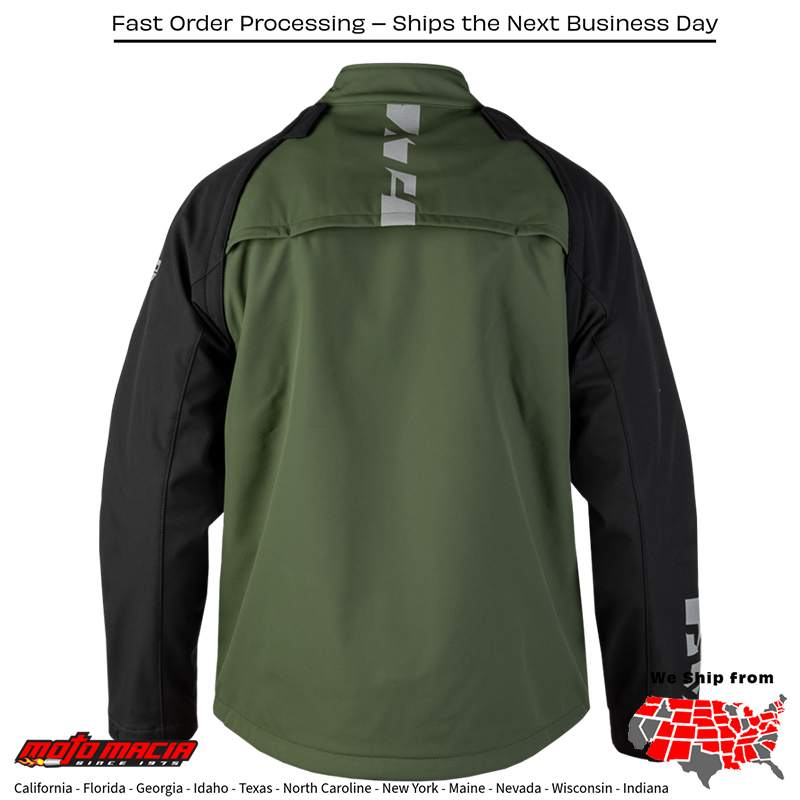 Patrol Jacket Forest Green/Black - Image 2