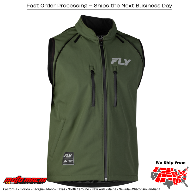 Patrol Jacket Forest Green/Black - Image 3