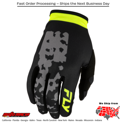 Lite Flake Gloves Grey/Hi-Vis/Black