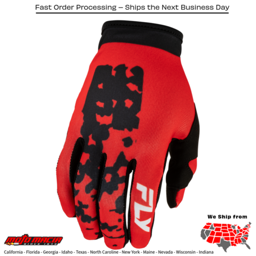 Lite Flake Gloves Red/Black