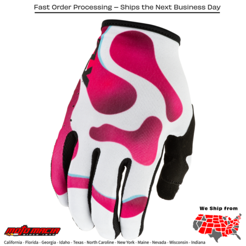 Lite Vibe Gloves White/Pink/Blue