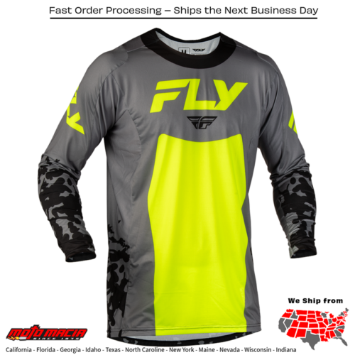 El título completo sería: Lite Flake Jersey Grey/Hi-Vis/Black